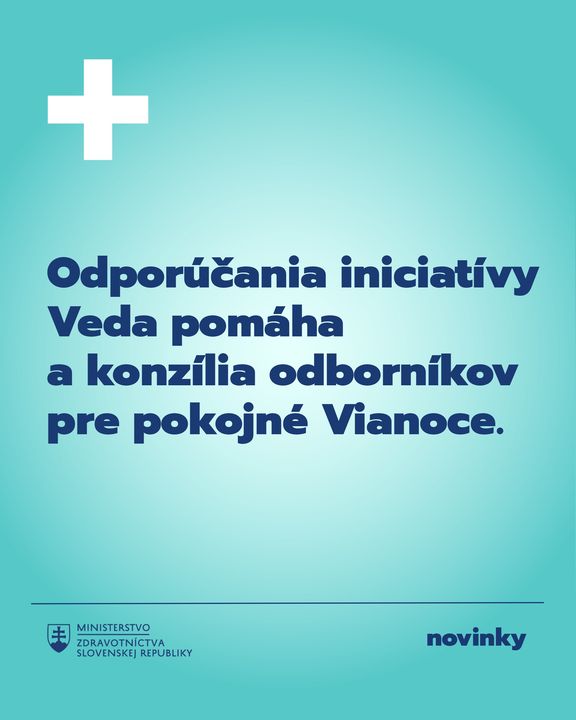 🧑‍💼 ODPORÚČANIA ODBORNÍKOV PRE POKOJNÉ SVIATKY 🎄
Iniciatíva Veda pomáha a konzílium odborníkov vydali spoločné odporúčania pre p…