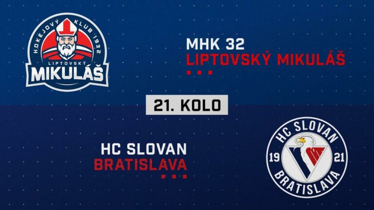 21.kolo MHK 32 Liptovský Mikuláš – HC Slovan Bratislava HIGHLIGHTS