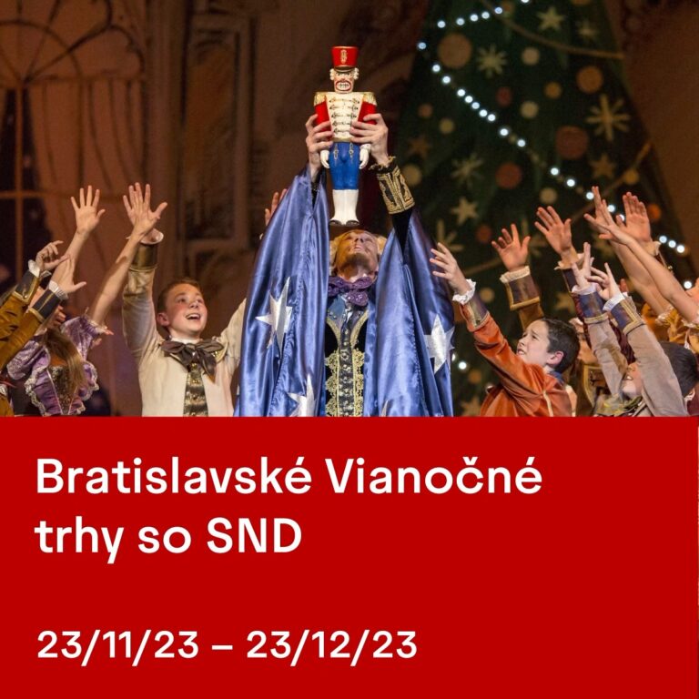 Navštívte Slovenské národné divadlo aj na vianočných trhoch!