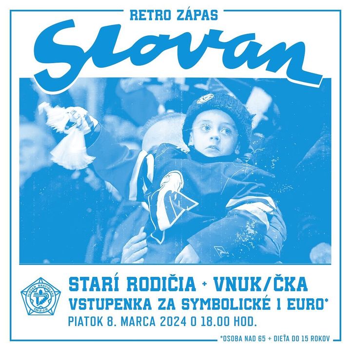 Zober svojich starých rodičov v piatok na hokej🦅

#hcslovan #vernislovanu #sorlomnahrudi