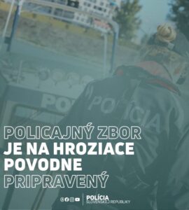 NA HROZIACE POVODNE SME PRIPRAVENÍ: SITUÁCIU NEUSTÁLE MONITORUJEME A SME PRIPRAVENÍ ZASIAHNUŤ 🚨