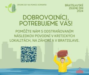 🌧️Bratislavské dobrovoľnícke centrum reaguje na vzniknutú situáciu po povodniach náborom dobrovoľníkov na pomoc v oblastiach zas…