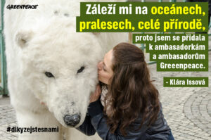 💚 Láska k přírodě Kláru s Greenpeace spojila už dávno