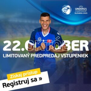 OD ZAJTRA SI MÔŽETE KÚPIŤ LÍSTKY NA #U21EURO VO FUTBALE HRÁČOV DO 21 ROKOV!